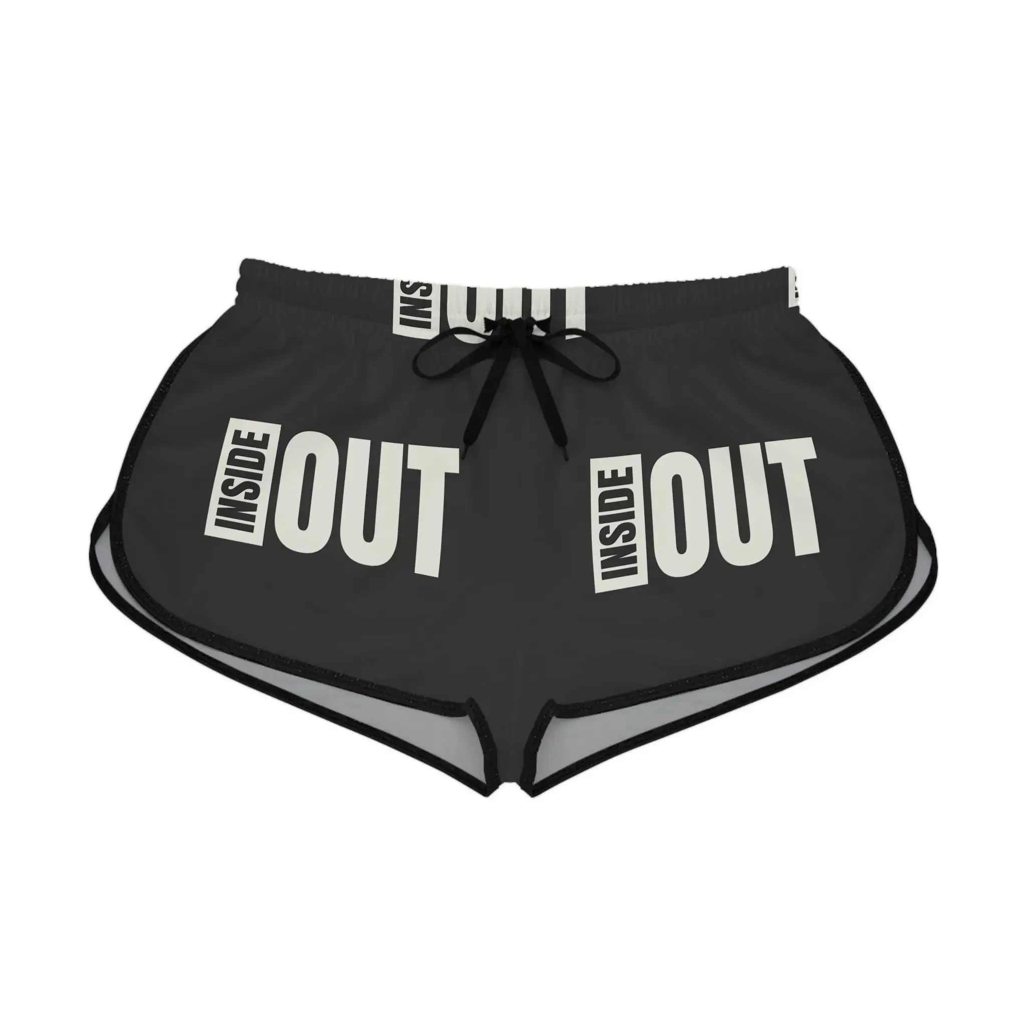 Shorts Women's Relaxed with Inside Out Print