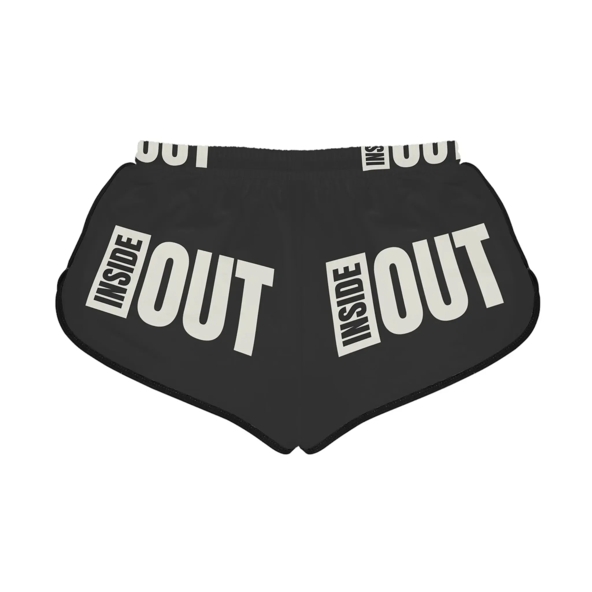 Shorts Women's Relaxed with Inside Out Print