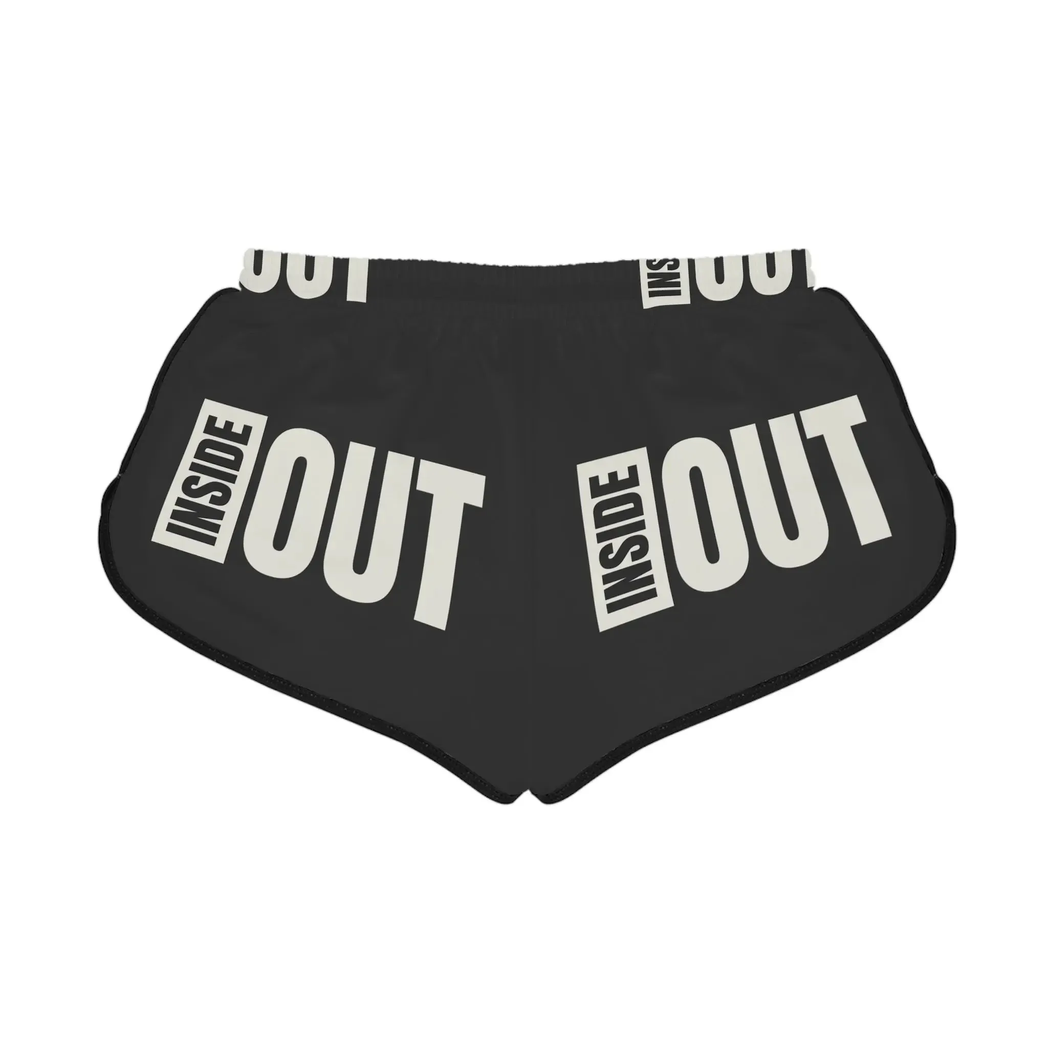 Shorts Women's Relaxed with Inside Out Print