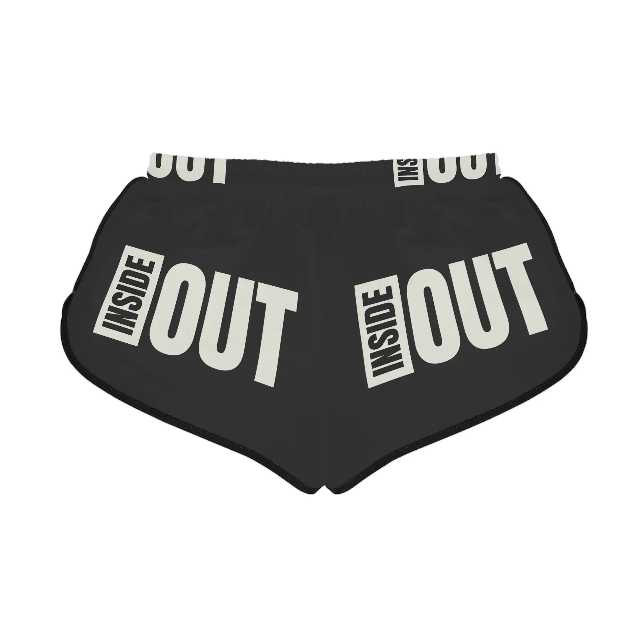 Shorts Women's Relaxed with Inside Out Print
