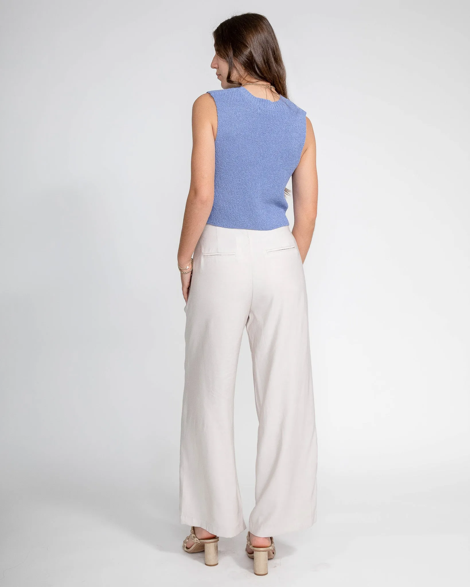 Spotlight Trouser Pants: Cream