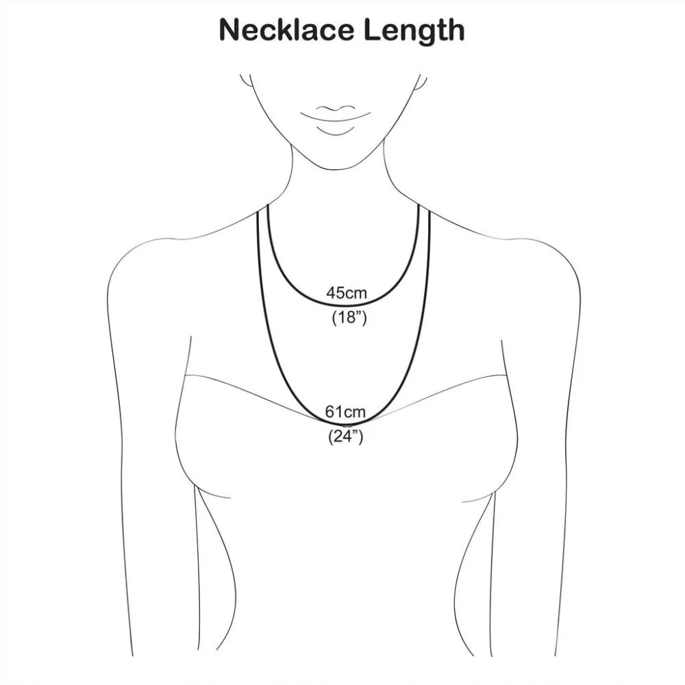 Starburst Necklace - Silver - SPNKSB132