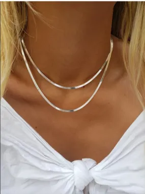 Sterling Silver Herringbone Chain
