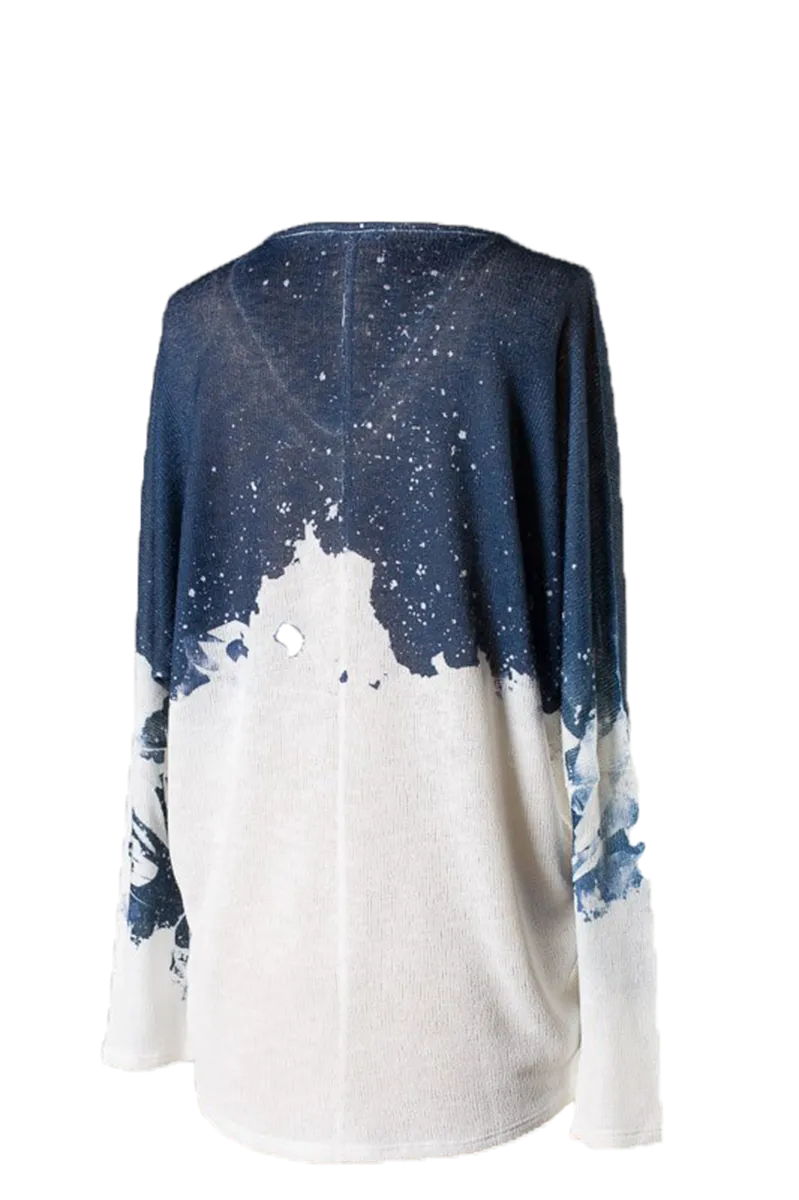 Super Soft and Comfy 2 Tone Long Sleeves Top