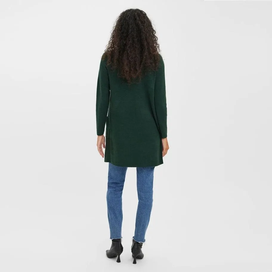 Vero Moda Full Needle New Coatigan In Pine Grove