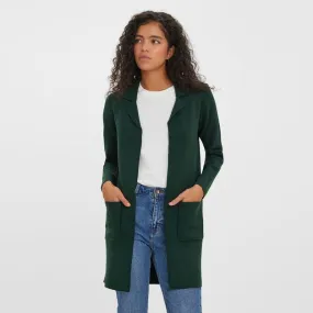Vero Moda Full Needle New Coatigan In Pine Grove