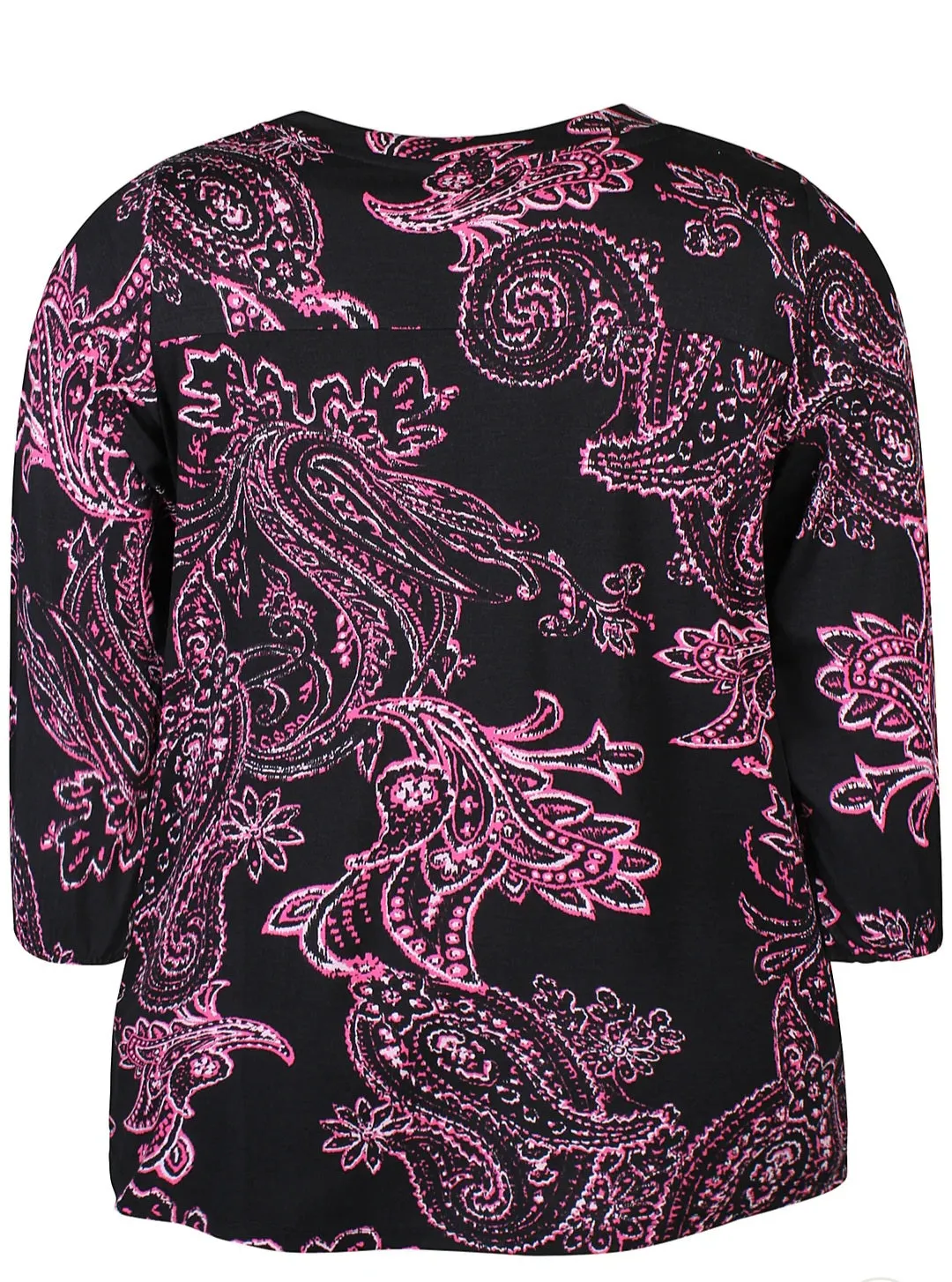 Zhenzi abstract floral print tops